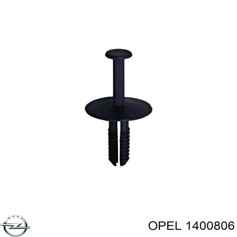 Comprar 1400806 Opel Clip de fijación de parachoques delantero