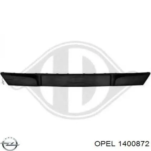 1400872 Opel protector para parachoques