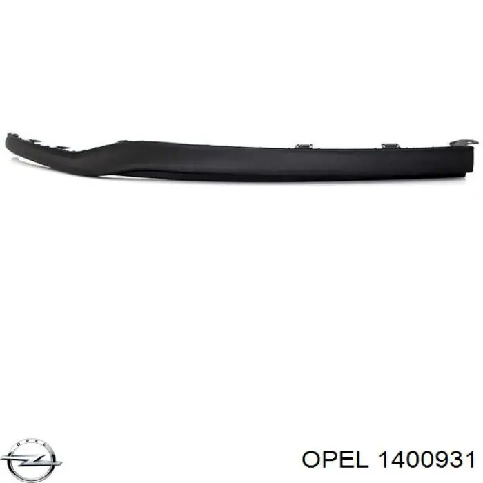 Spoiler derecho del parachoques delantero Opel 1400931 precio, desde 56,29 EUR