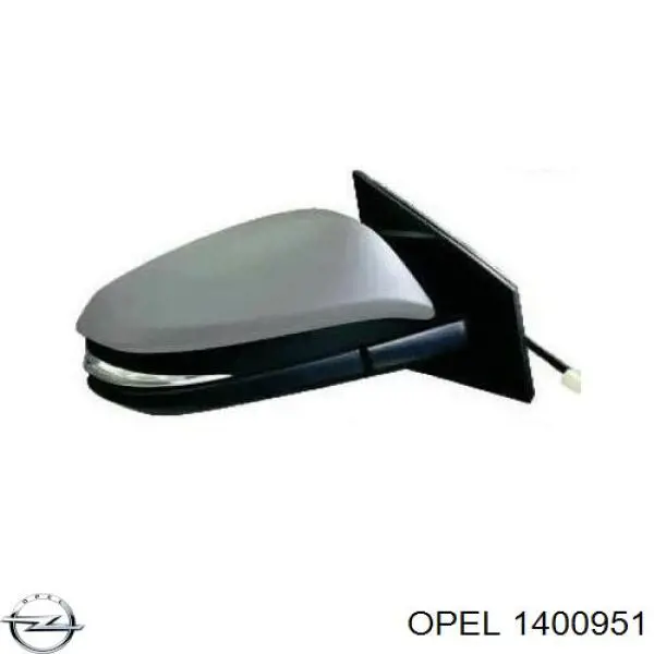 1400951 Opel Paragolpes delantero
