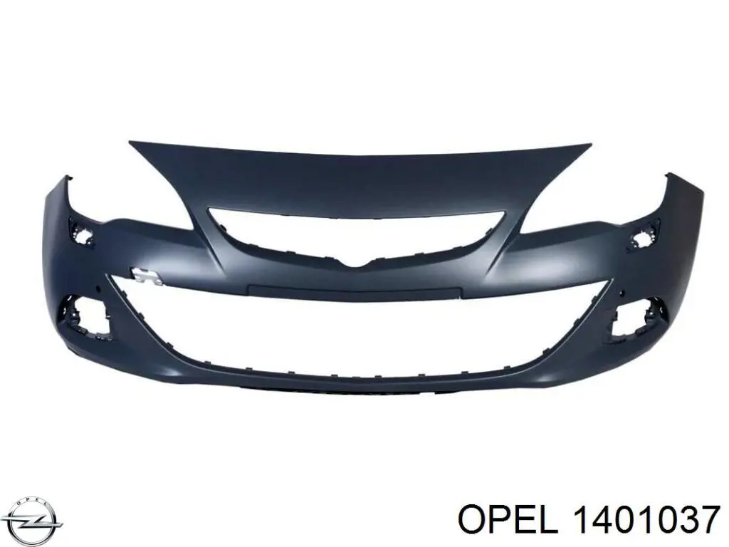 1401037 Opel parachoques delantero