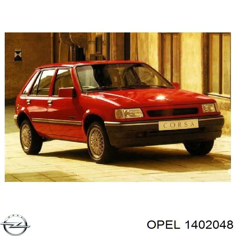Paragolpes 1402048 Opel
