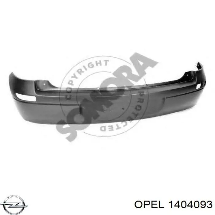 Paragolpes Opel 1404093 precio, desde 99,07 EUR