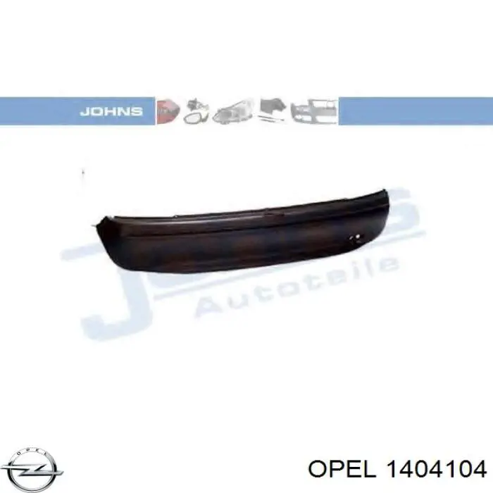 1404104 Opel parachoques trasero