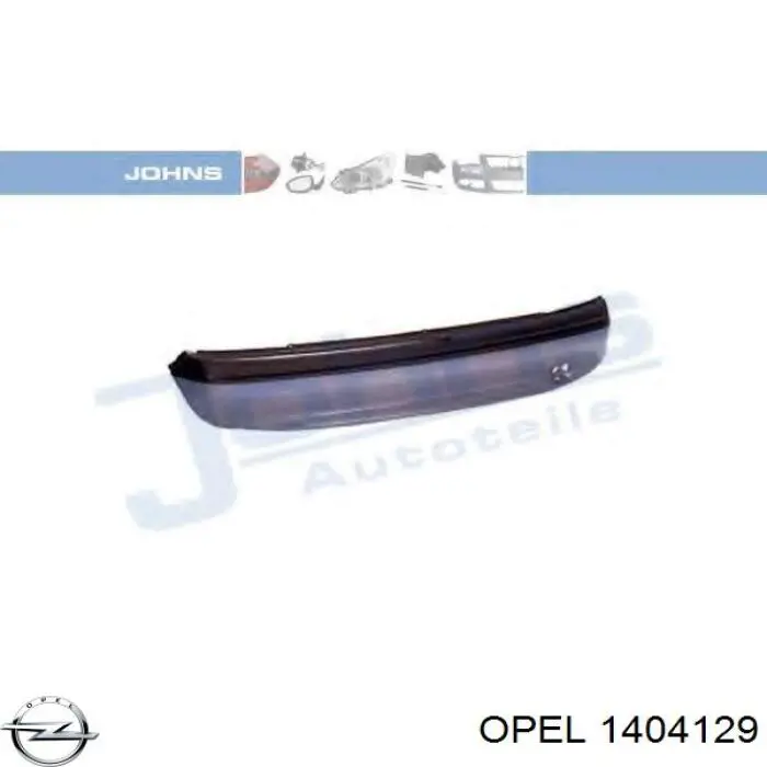 1404129 Opel parachoques trasero