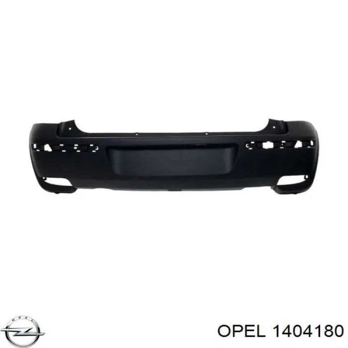 1404180 Opel parachoques trasero