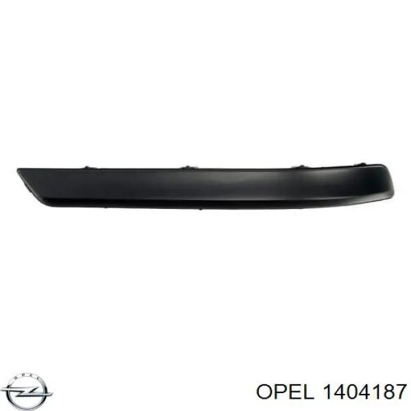Moldura de parachoques trasero izquierdo Opel 1404187 precio, desde 19,30 EUR