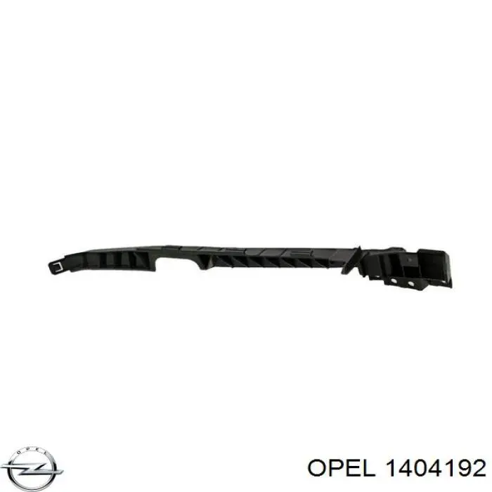1404192 Opel Guía izquierda del parachoques trasero