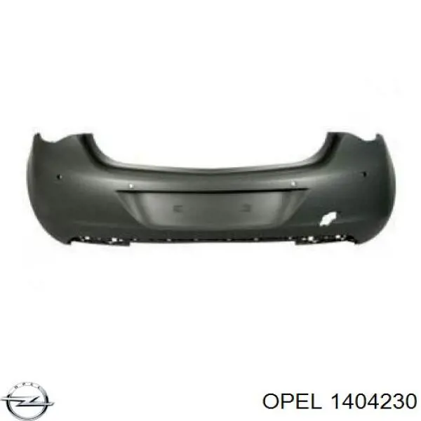 1404230 Opel parachoques trasero