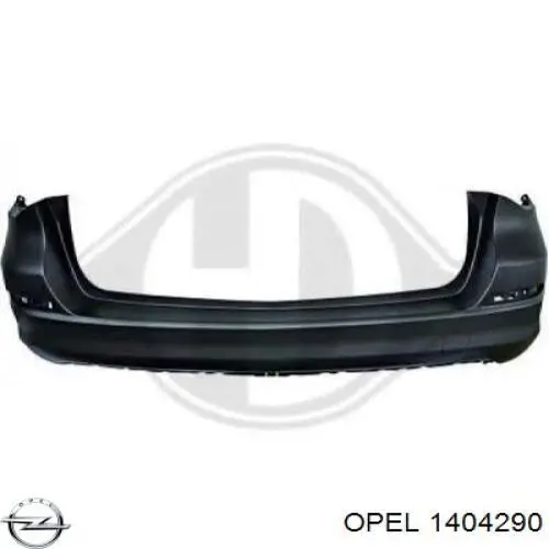 1404290 Opel parachoques trasero