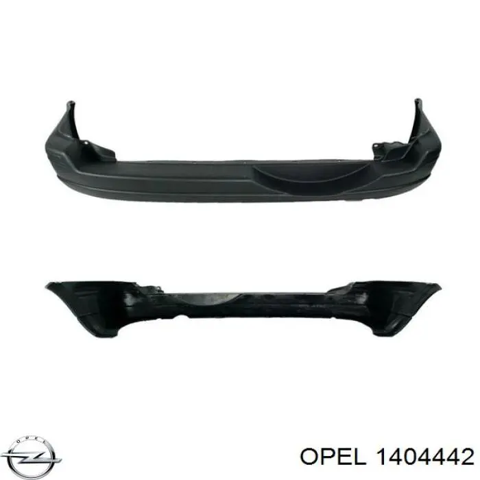 90442423 Opel parachoques trasero