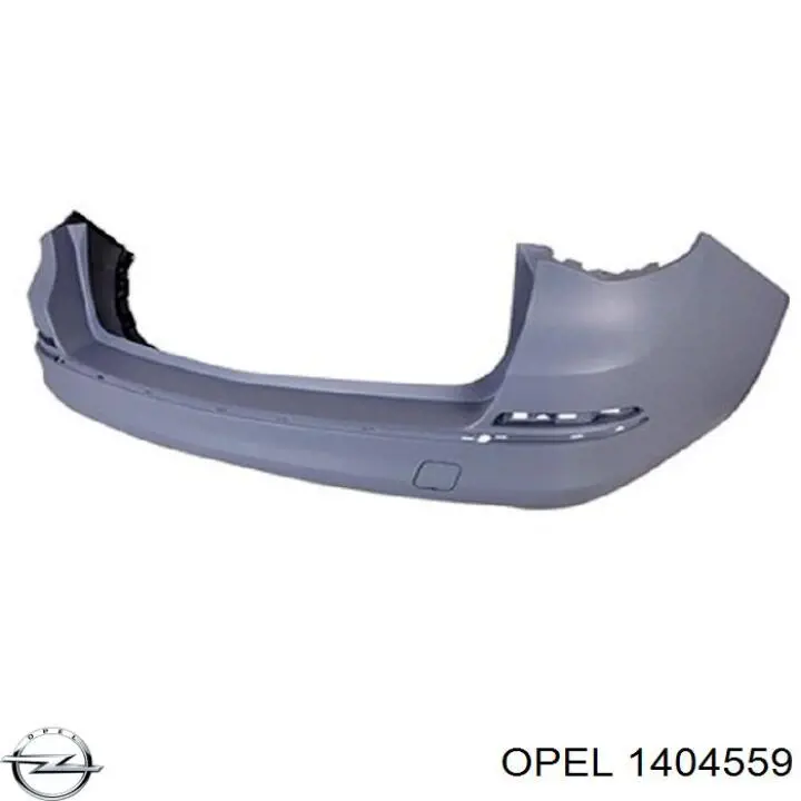 1404559 Opel parachoques trasero