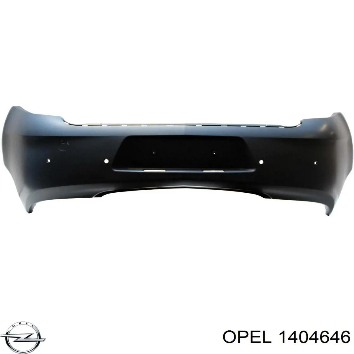 1404646 Opel parachoques trasero