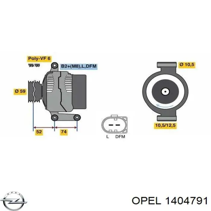 1404791 Opel moldura de parachoques trasero izquierdo