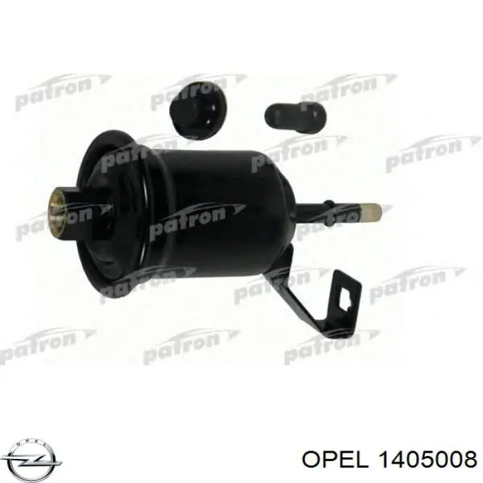 1405008 Opel refuerzo parachoque delantero