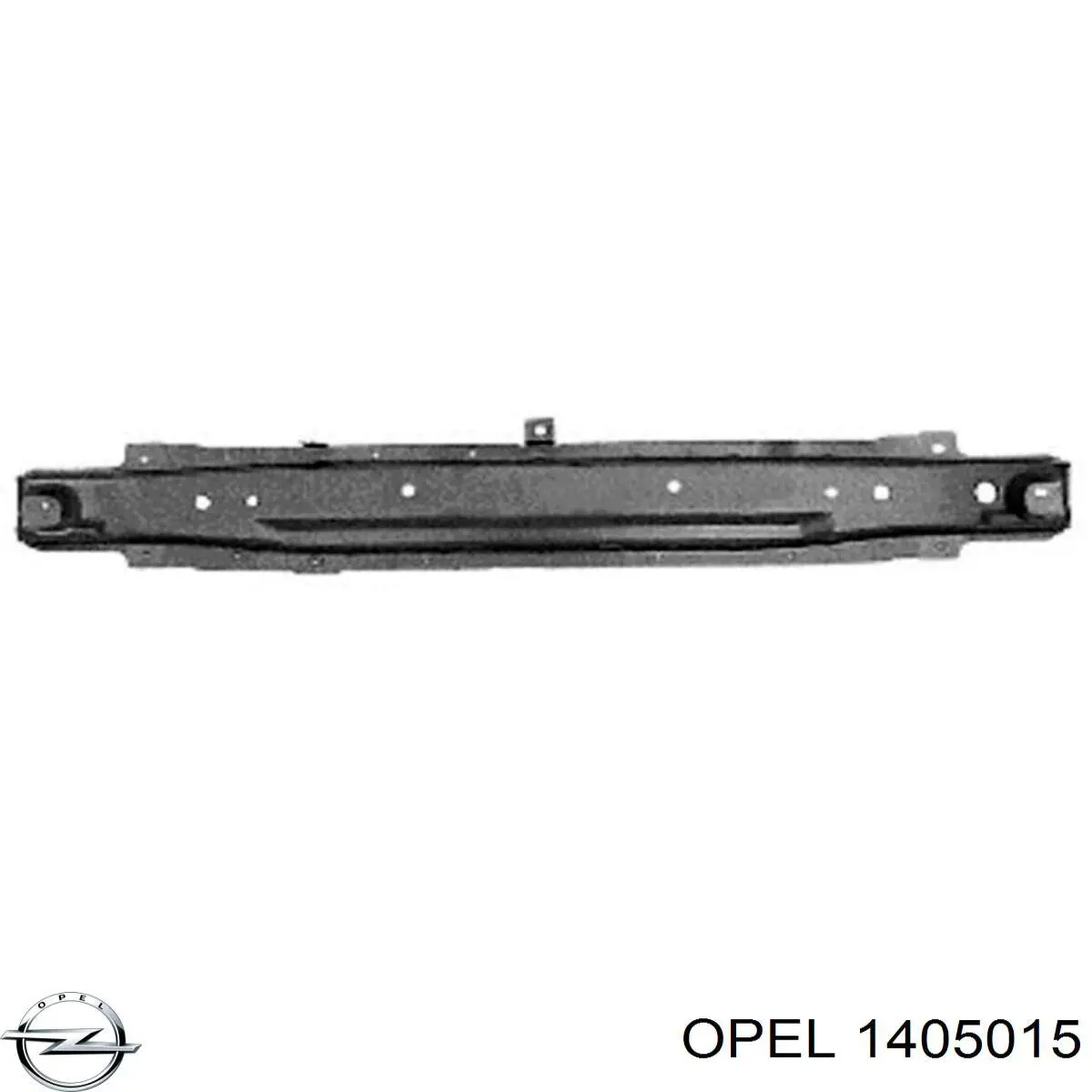 Comprar 1405015 Opel Refuerzo parachoque delantero