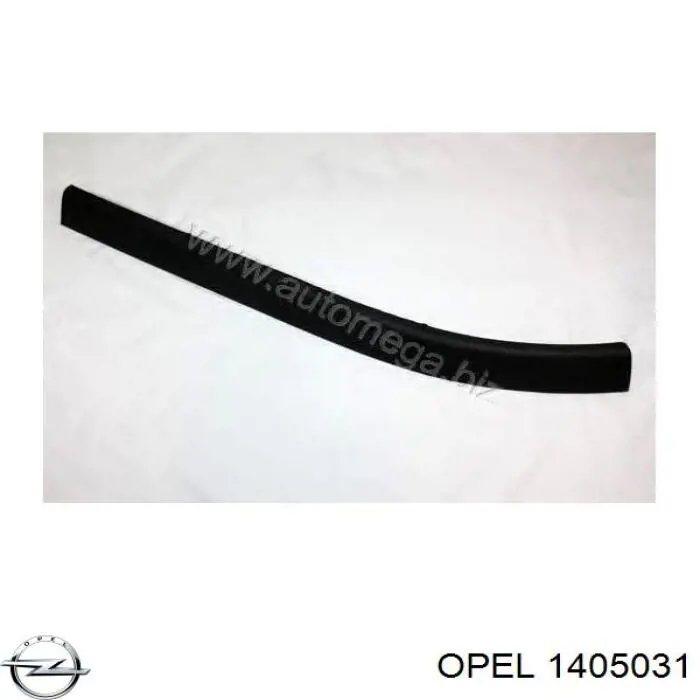 Comprar 1405031 Opel Spoiler derecho del parachoques delantero