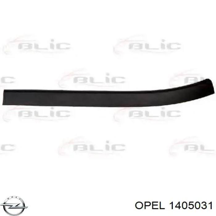 1405031 Opel Spoiler derecho del parachoques delantero