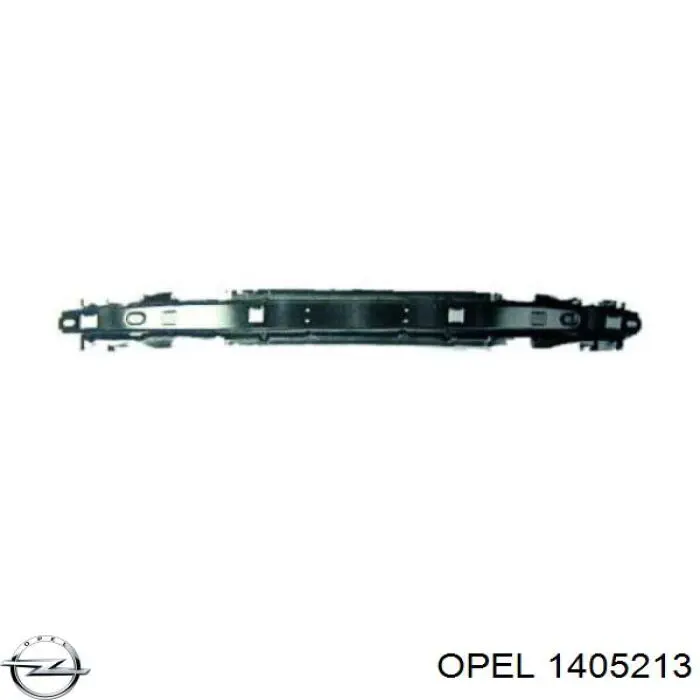 Comprar 1405213 Opel Refuerzo parachoques trasero