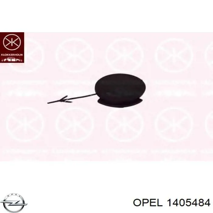 Comprar 1405484 Opel Tapa del enganche de remolcado delantera