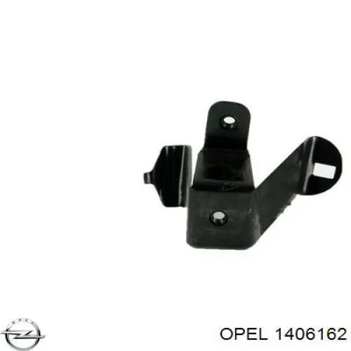 1406162 Opel soporte de amplificador de parachoques delantero