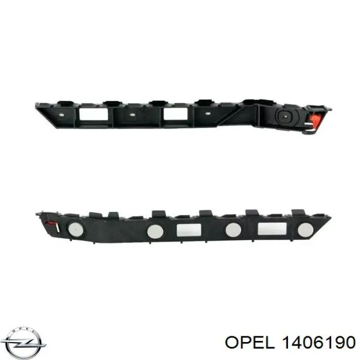 Guía derecha del parachoques delantero Opel 13120853 precio, desde 9,33 EUR