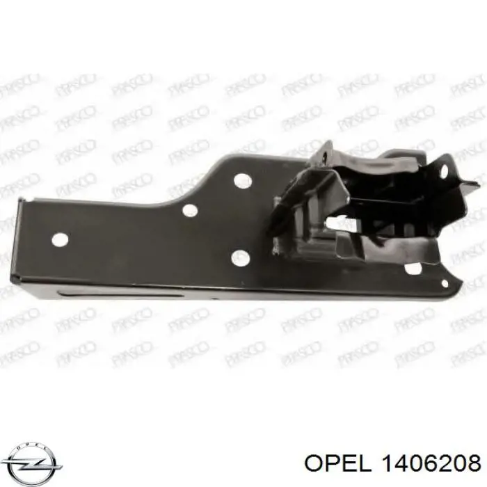 1406208 Opel soporte deparachoques delantero derecho