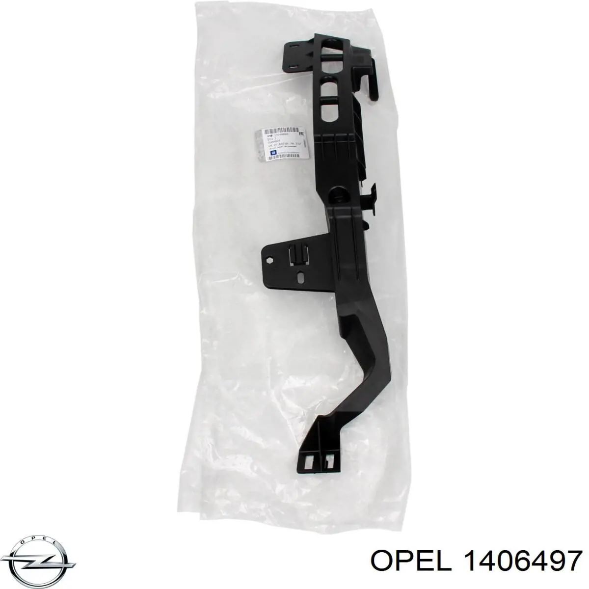 14 06 497 Opel soporte de parachoques delantero central