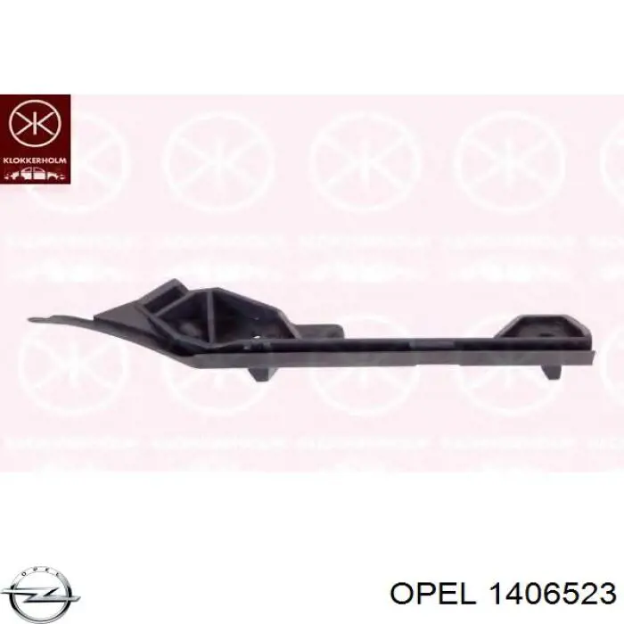 Soporte de guía para parachoques delantero, izquierdo Opel Astra G (F48, F08)