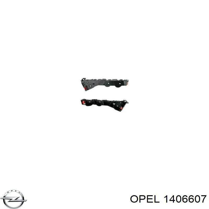 Comprar 1406607 Opel Guía del parachoques delantero izquierda