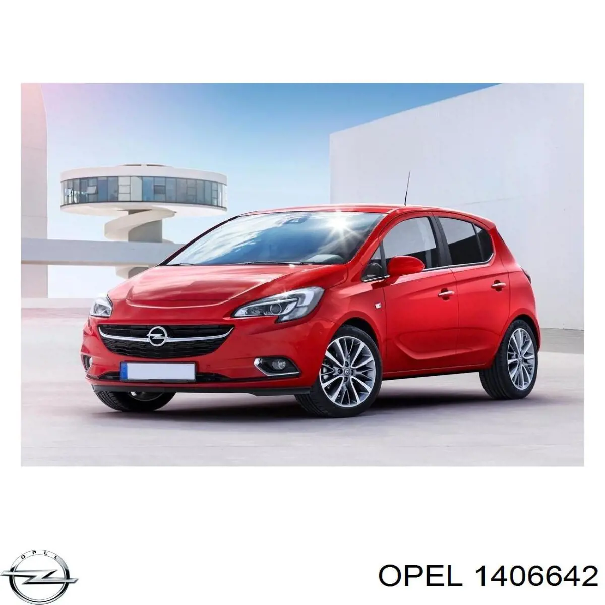 1406642 Opel Soporte de parachoques delantero izquierdo