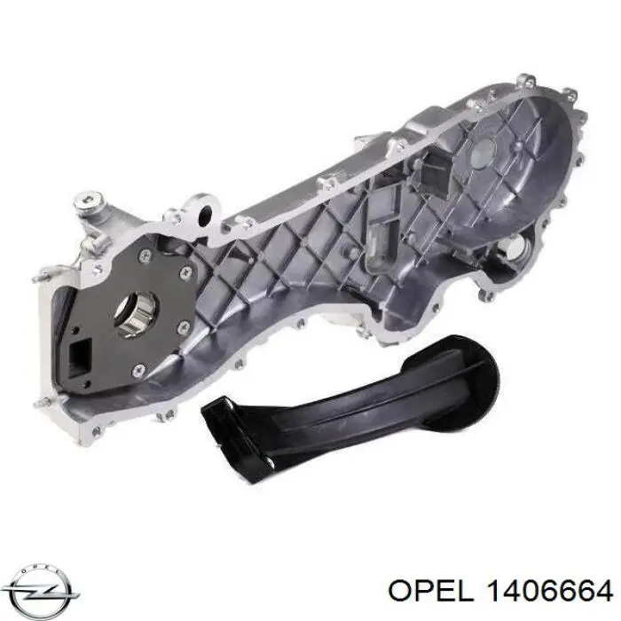 1406664 Opel Soporte de parachoques delantero derecho