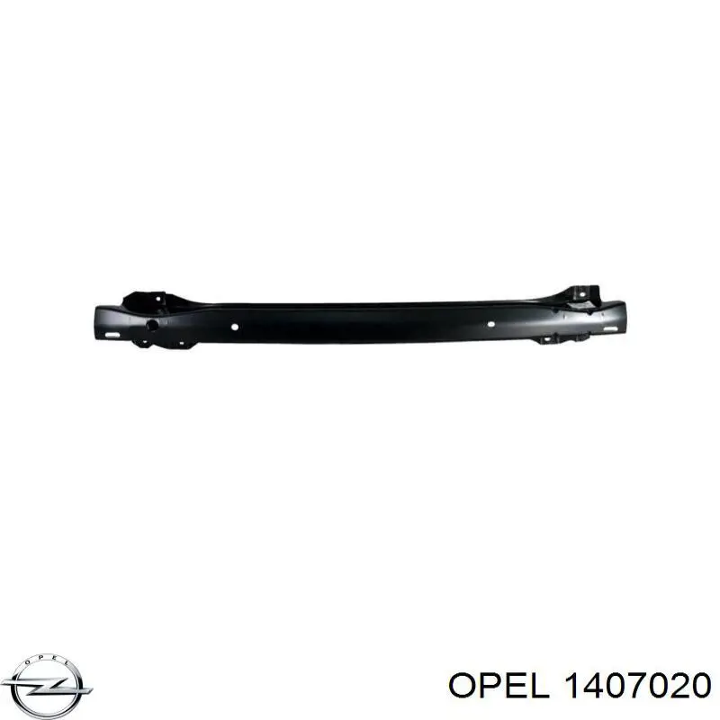 1407020 Opel soporte de parachoques delantero izquierdo