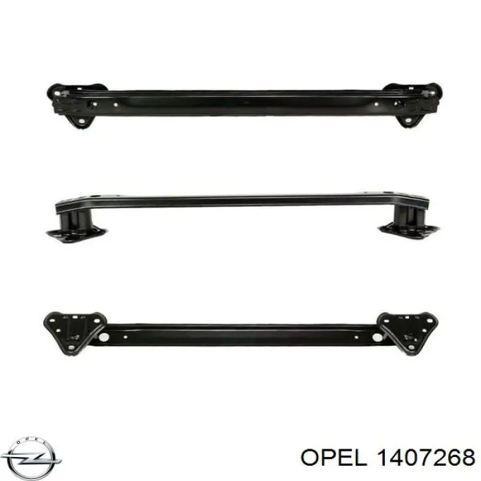 Absorbedor del parachoques delantero Opel 1407268 precio, desde 11,83 EUR