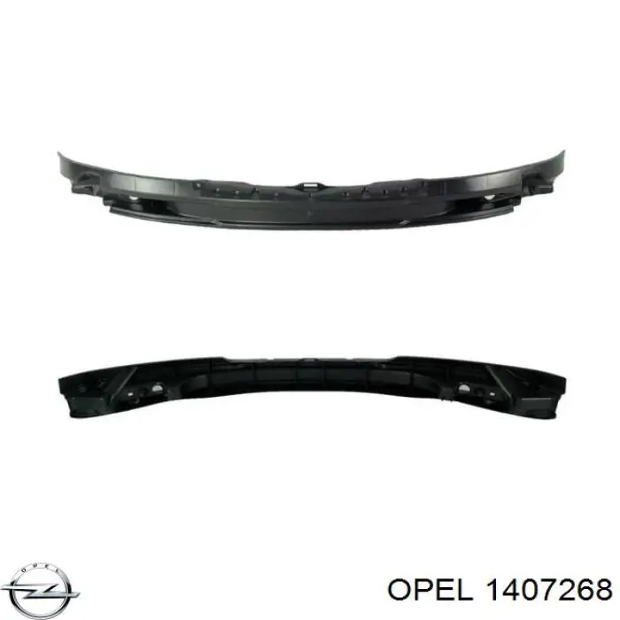 Comprar 1407268 Opel Absorbedor del parachoques delantero
