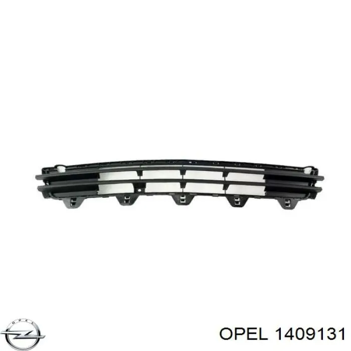 1409131 Opel soporte de guía para parachoques delantero, izquierdo