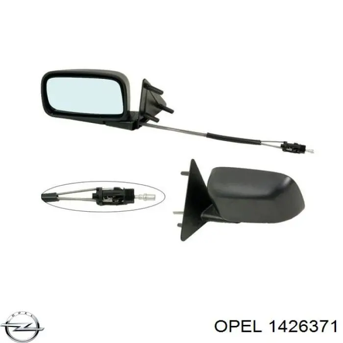 1426371 Opel Espejo retrovisor izquierdo