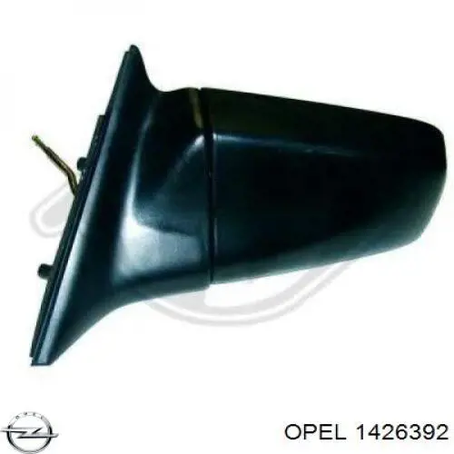 90525666 Opel espejo retrovisor derecho