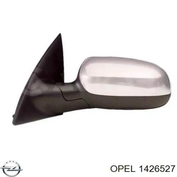 1426527 Opel cristal de espejo retrovisor exterior izquierdo