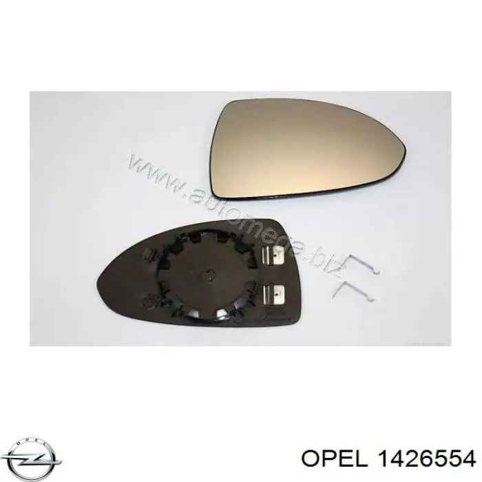 Cristal de espejo retrovisor derecho Opel 1426554 precio, desde 9,39 EUR