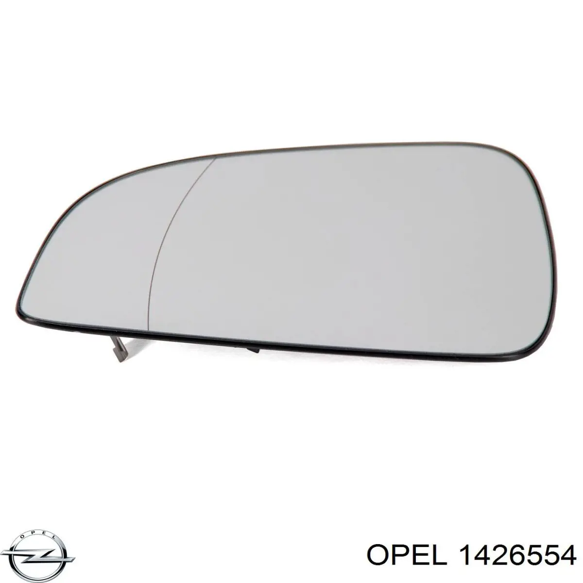 1426554 Opel Cristal de espejo retrovisor derecho