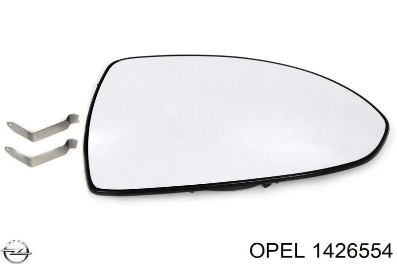 Comprar 1426554 Opel Cristal de espejo retrovisor derecho