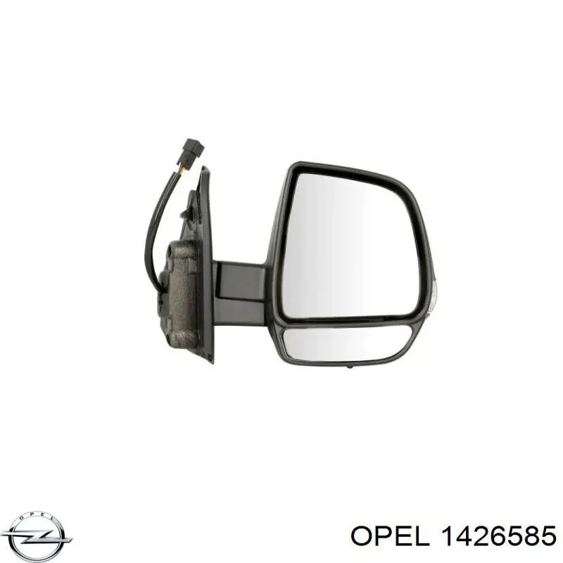 1426585 Opel espejo retrovisor izquierdo