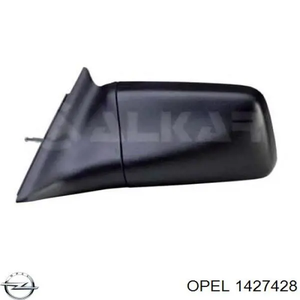 1427428 Opel espejo retrovisor derecho