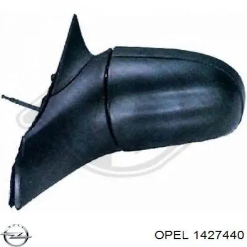 Espejo de retrovisor izquierdo 24531211 Iparlux
