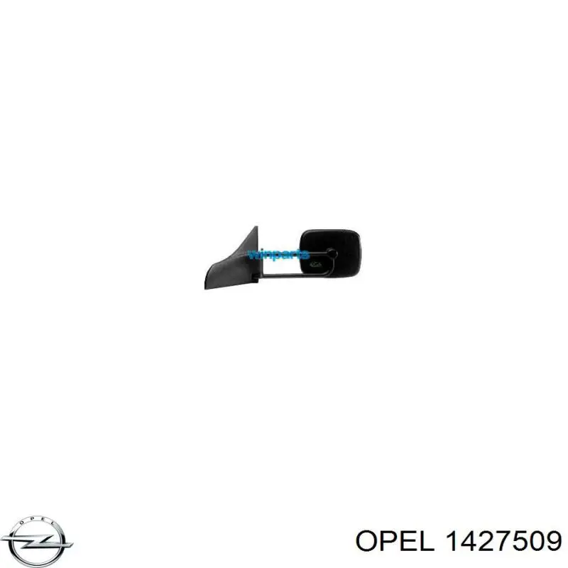 Soporte, retrovisor exterior izquierdo para Opel Corsa (73)
