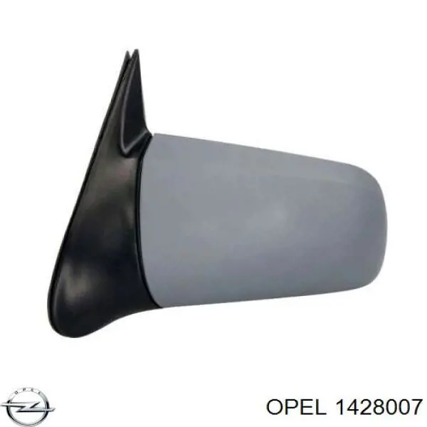 9134811 Opel espejo retrovisor izquierdo