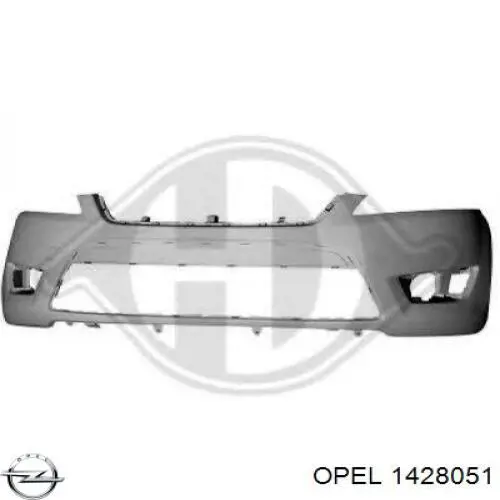 1428051 Opel espejo retrovisor izquierdo
