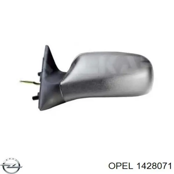 1428071 Opel espejo retrovisor izquierdo