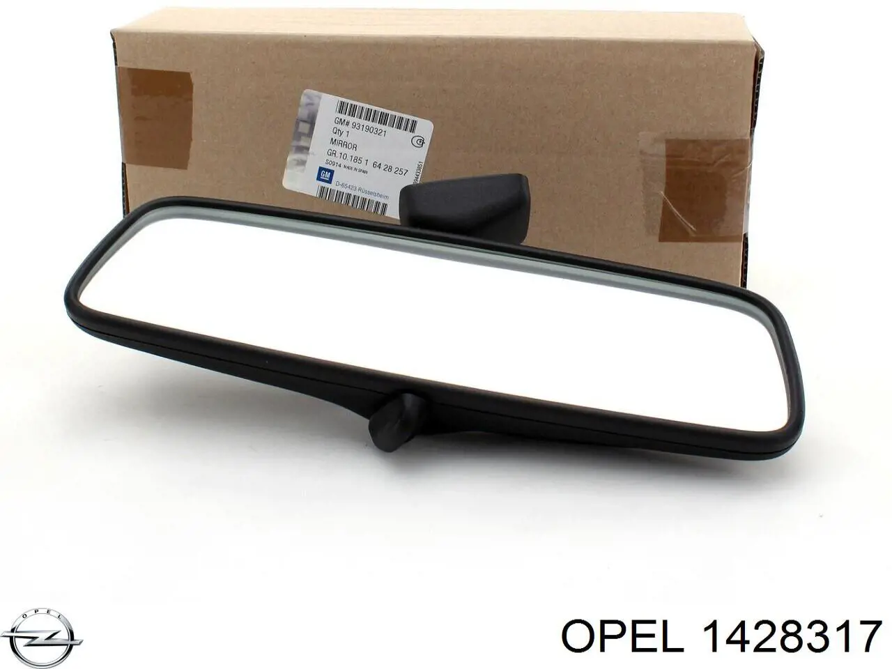 09201596 Opel retrovisor interior